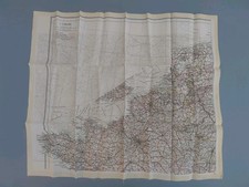 WW2 Silk Escape Map  France