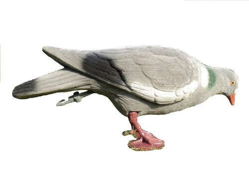 Flocked full body pigeon - flocked,