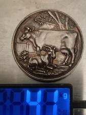 S/ Medal to Vivian Gordon Scase for Proficiency  Dairy Farming and Dairying 1905