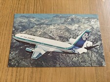 Air New Zealand McDonnell-Douglas DC-10 airline issue postcard