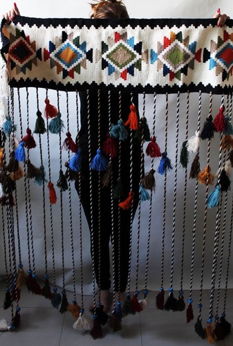 Boho kilim door curtain - boho,