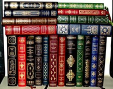 20x Franklin Library Classic Titles: Various Authors & Dates, 1/4 HB Leather