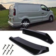 Rear Splitter Diffuser Bumper Spoiler Wrap Angle Body For Vauxhall Vivaro Astra