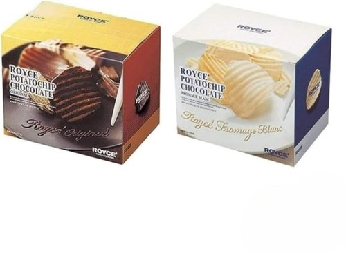 Royce potato chip - potato, chocolate