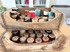 40 Vintage Cotton Reels. Mixed