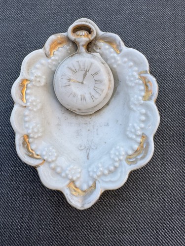 Antique porcelain pin - antique,