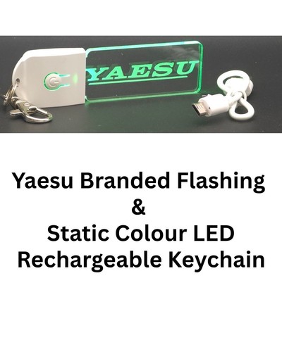 Yaesu flashing keychain static - yaesu,
