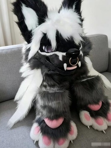 Fursuit long haired dog - haired, fox