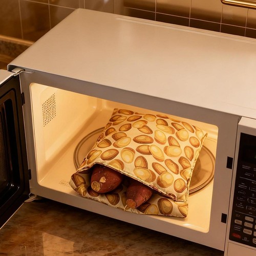 Microwave potato bag - potato, oven
