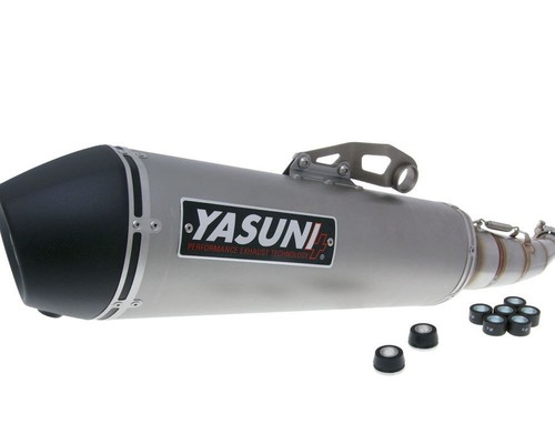 Exhaust yasuni scooter black - exhaust,