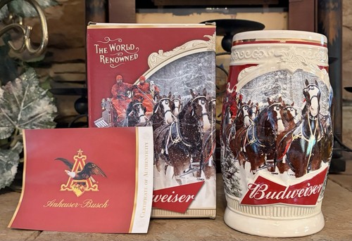 2015 budweiser stein - budweiser, "first