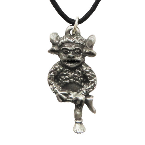 Lincoln imp pewter pendant - lincoln,