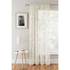 DELILA WHITE VOILE CURTAIN