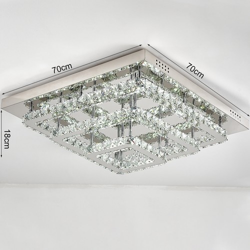 Modern led crystal ceiling - led,