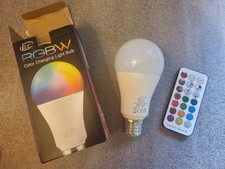 E27 Screw Colour Changing LED Light Bulb 10W RGBW Remote Control Mood Lighting 