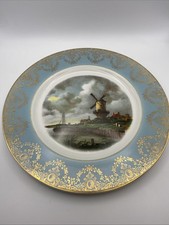 Grindley Satin - White Ironstone 10 Inch Scenic Plate