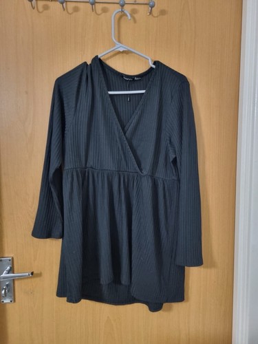Boohoo black mini dress top - mini,
