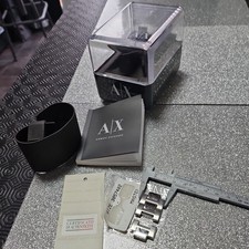 Armani Steel Watch Link. 22mm With box and Instructions see pictures