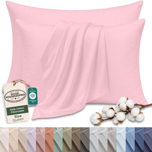 100 cotton pillow cases - pillow, queen