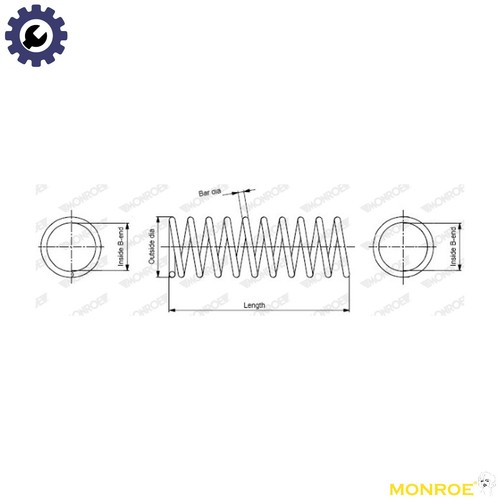 Suspension spring sp0989 for - spring,