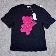 MOCHI Black T-Shirt with Pink