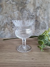 Edinburgh Crystal Thistle Drinking Glass 4 3/4", 12cm  Good Size vgc 9cm rim