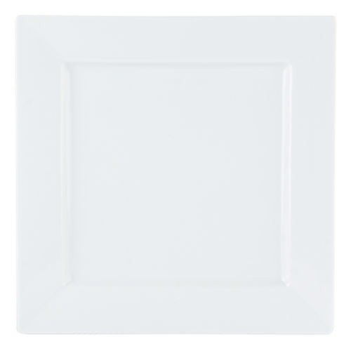 Flat square plate 27cm - flat,