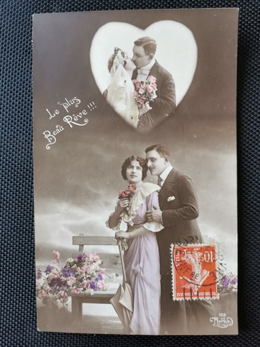 Old postcard the most - old,