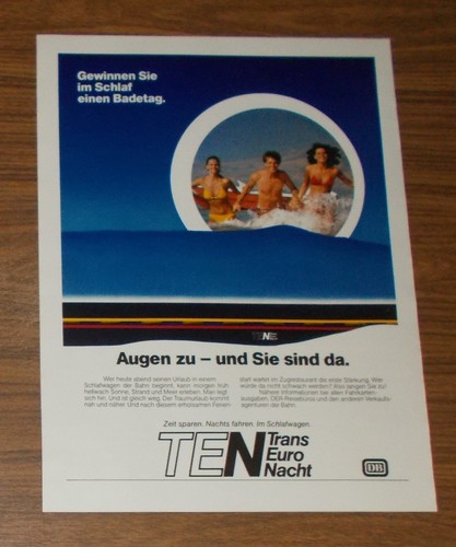 Rare advertising deutsche bahn - rare,