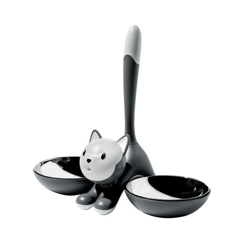 Alessi tigrito grey cat - alessi, bowl