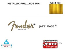 Fender Jazz Bass guitar decal