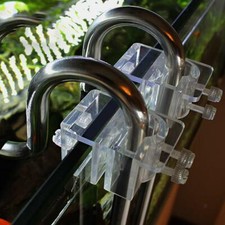 Aquarium Tank Lily Pipe Acrylic Fixture For 12mm 16mm Inflow