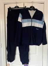 Navy 90's women's Trackman shellsuit  (S/M)!