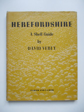 1955 1st SHELL GUIDE TO HEREFORDSHIRE David Verey HB DJ Agriculture ARCHITECTURE