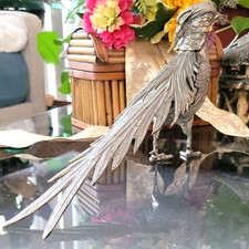 Vintage Silver Plated Pheasant