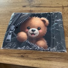 Teddy Pouch Zipped Makeup Baby