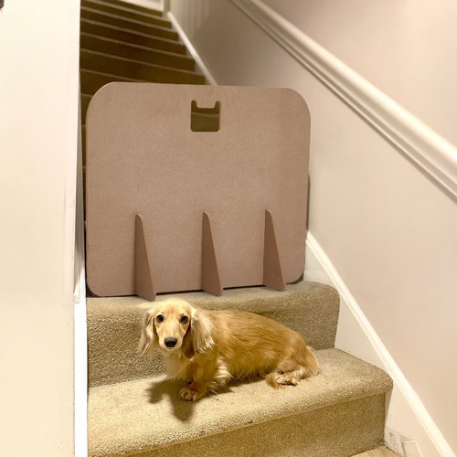 Wooden pet gate with - wooden,