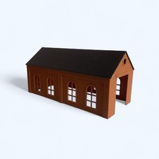 OO Gauge Model Railway Scenery Engine Shed 1/76 Scale 