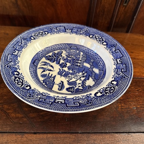Vintage large rimmed willow - large,