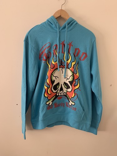 Hardy tattoo skull flames - hardy,