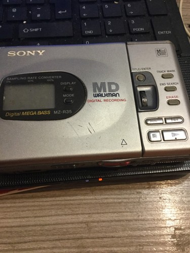 Untested sony r35 minidisc - untested,