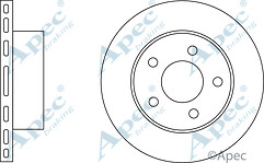 Apec dsk2025 brake disc - dsk2025,