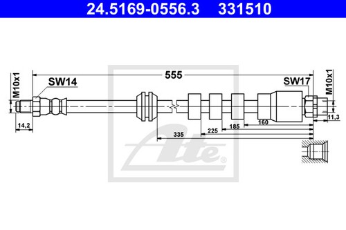 New brake hose - brake,