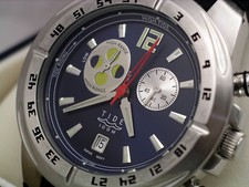 QUARTZ TIDE WATCH with 9 JEWEL SWISS MOVEMENT stainless case