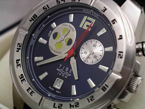 Quartz tide watch with jewel - watch,