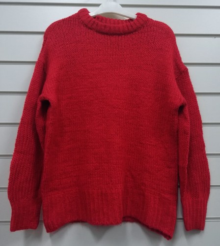 Yours ladies crew neck red - yours,