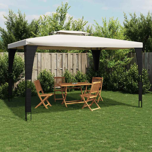 Gazebo anthracite frame cream - gazebo,