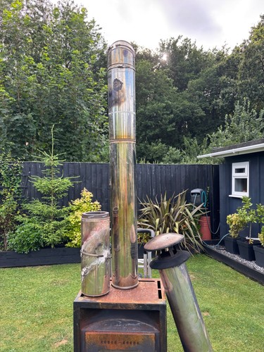 Multi fuel log - burner, with