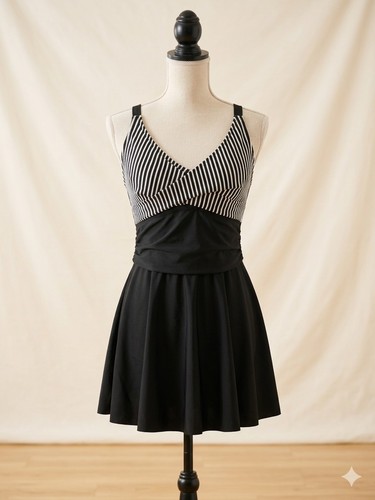 Women striped tankini - women's,