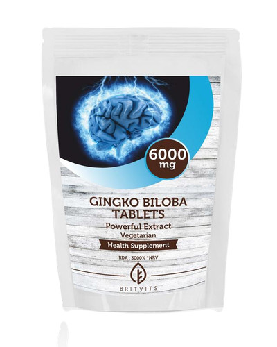 Ginkgo biloba 6000mg tablets - ginkgo,